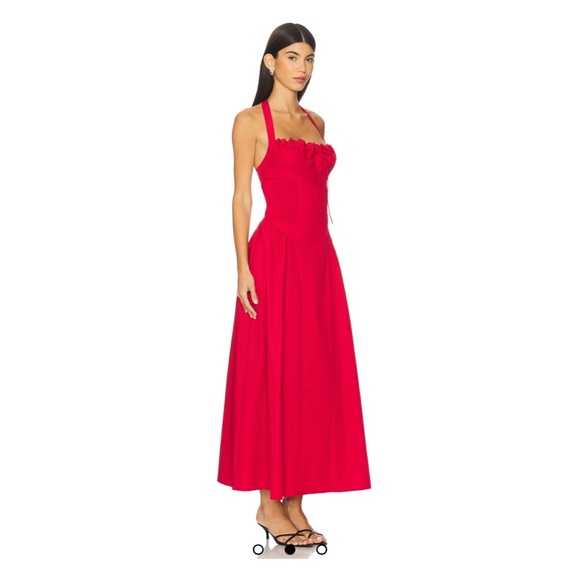 Revolve More To Come Danniela Maxi Dress Red Size M NWT - Picture 1 of 9